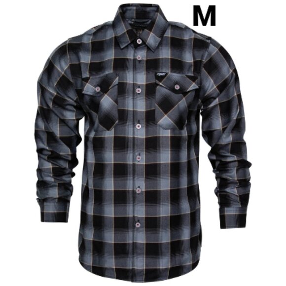 DIXXON x SHADOWS FALL Collab Limited Edition Flannel Shirt - Men's M - Picture 1 of 11